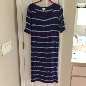 Purple and teal Julia